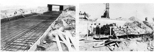 Figure 10. Photographs during construction, 1971 (Mota Citation1972; Centro de Documentação da FAUP).
