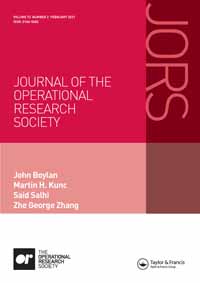 Cover image for Journal of the Operational Research Society, Volume 72, Issue 2, 2021