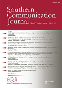 Cover image for Southern Communication Journal, Volume 87, Issue 1, 2022
