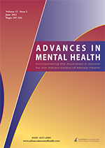 Cover image for Advances in Mental Health, Volume 11, Issue 3, 2013