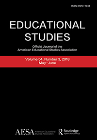 Cover image for Educational Studies, Volume 54, Issue 3, 2018