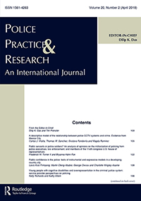 Cover image for Police Practice and Research, Volume 20, Issue 2, 2019
