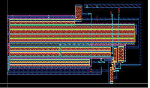 Figure 11. Layout of RFC OpAmp in cadence virtuoso.