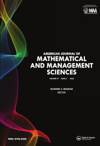 Cover image for American Journal of Mathematical and Management Sciences, Volume 41, Issue 3, 2022