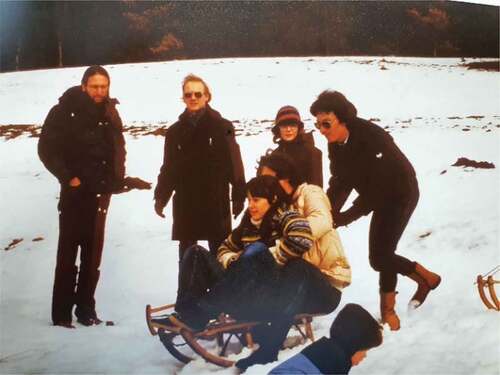 Figure 2. Winter team building, Black Forrest, 1984.