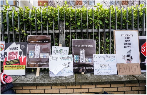 Figure 3. Banners used during Shanowen Shakedown. (Source: Interview participant).