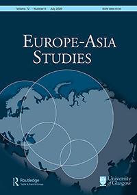 Cover image for Europe-Asia Studies, Volume 72, Issue 6, 2020