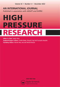 Cover image for High Pressure Research, Volume 42, Issue 4, 2022