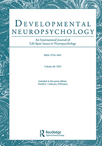 Cover image for Developmental Neuropsychology, Volume 48, Issue 1, 2023