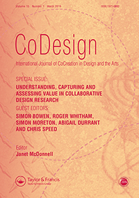 Cover image for CoDesign, Volume 15, Issue 1, 2019