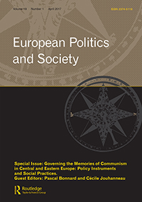 Cover image for European Politics and Society, Volume 18, Issue 1, 2017