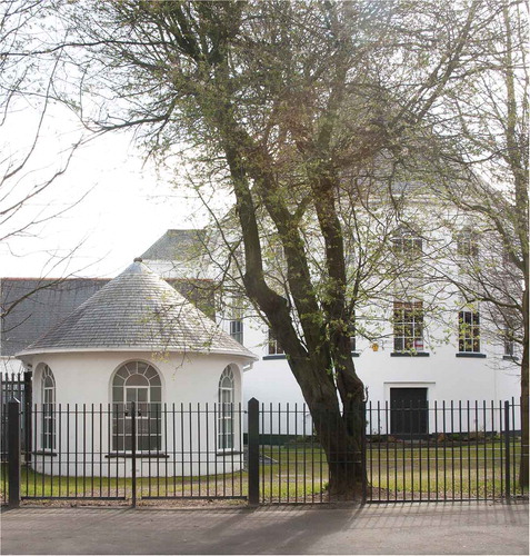 Figure 10. Rear façade of church, Belfast, 1937. (Photo by Michelle Reuter)