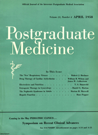 Cover image for Postgraduate Medicine, Volume 23, Issue 4, 1958