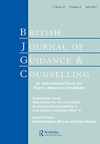 Cover image for British Journal of Guidance & Counselling, Volume 45, Issue 2, 2017