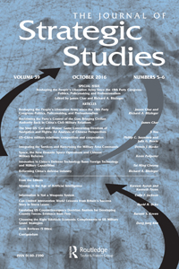 Cover image for Journal of Strategic Studies, Volume 39, Issue 5-6, 2016