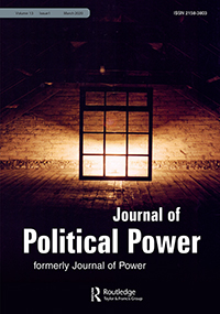 Cover image for Journal of Political Power, Volume 13, Issue 1, 2020