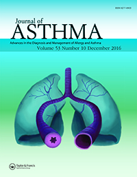 Cover image for Journal of Asthma, Volume 53, Issue 10, 2016
