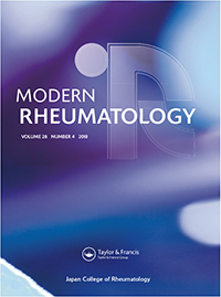Cover image for Modern Rheumatology, Volume 28, Issue 4, 2018