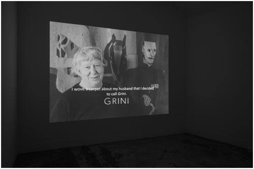Figure 3 Hannah Ryggen: Woven Histories exhibition installation Modern Art Oxford, 2018.