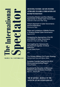 Cover image for The International Spectator, Volume 57, Issue 3, 2022