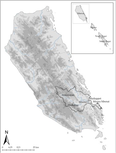 Figure 2. Siberut island. Map by Tombayu A. Hidayat.