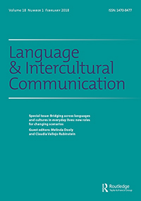 Cover image for Language and Intercultural Communication, Volume 18, Issue 1, 2018