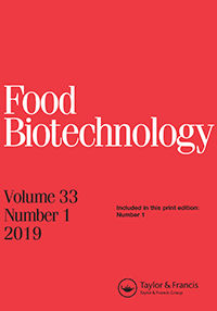 Cover image for Food Biotechnology, Volume 33, Issue 1, 2019