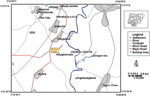 Figure 1. Location map of the study area.