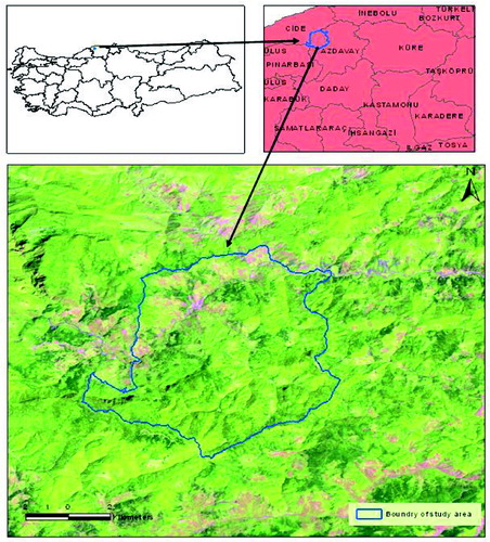 Figure 1. Map of the study area.