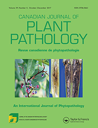 Cover image for Canadian Journal of Plant Pathology, Volume 39, Issue 4, 2017