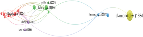 Figure 6. Bibliographic coupling - authors.