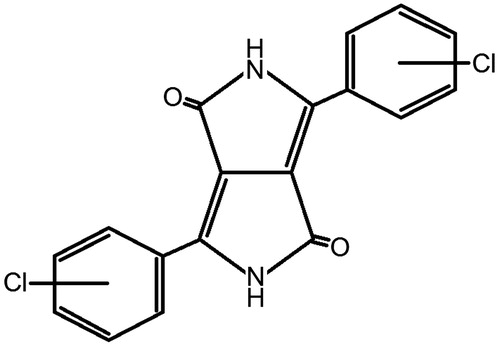 Figure 1. Generic formula of the DPP pigments.