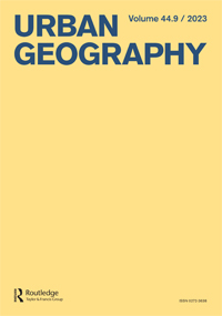 Cover image for Urban Geography, Volume 44, Issue 9, 2023