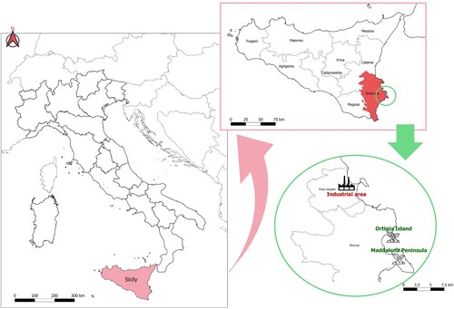 Figure 1. The case study area.