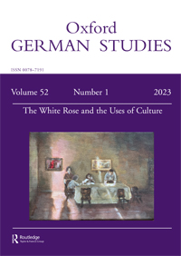 Cover image for Oxford German Studies, Volume 52, Issue 1, 2023
