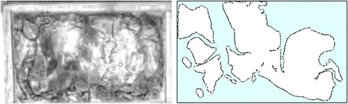 Figure 5. Snapshots of the turbulent and violent stage, where the free surface is hardly identified.