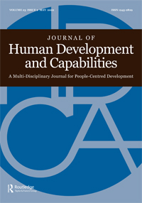 Cover image for Journal of Human Development and Capabilities, Volume 23, Issue 2, 2022