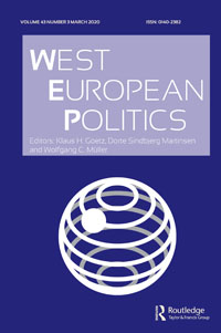 Cover image for West European Politics, Volume 43, Issue 3, 2020