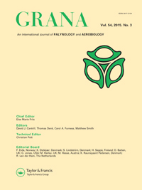 Cover image for Grana, Volume 54, Issue 3, 2015