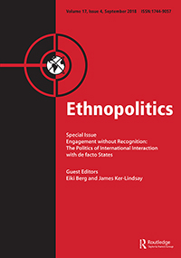 Cover image for Ethnopolitics, Volume 17, Issue 4, 2018