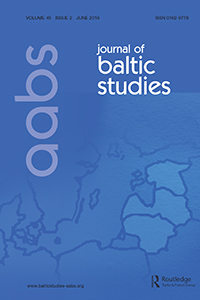 Cover image for Journal of Baltic Studies, Volume 49, Issue 2, 2018