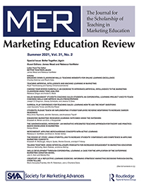 Cover image for Marketing Education Review, Volume 31, Issue 2, 2021