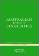 Cover image for Australian Journal of Linguistics, Volume 4, Issue 1, 1984