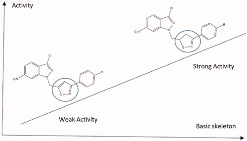 Figure 6. The role of the basic skeleton on SAR of the synthesised compounds.