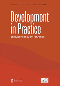 Cover image for Development in Practice, Volume 28, Issue 6, 2018