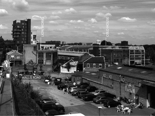 Figure 14. View from Hackney Wick Station.