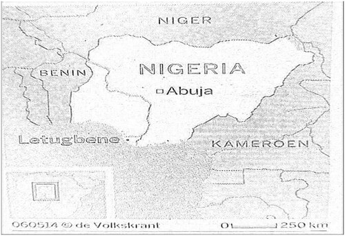 Figure 5. Example image depicting geographical area of crime location (De Volkskrant, May 6, 2014).