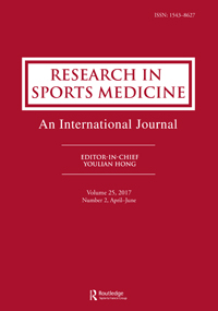 Cover image for Research in Sports Medicine, Volume 25, Issue 2, 2017