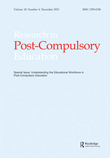 Cover image for Research in Post-Compulsory Education, Volume 18, Issue 4, 2013