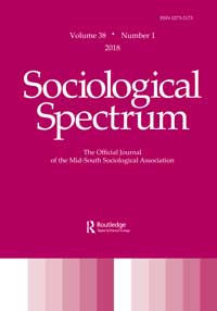 Cover image for Sociological Spectrum, Volume 38, Issue 1, 2018